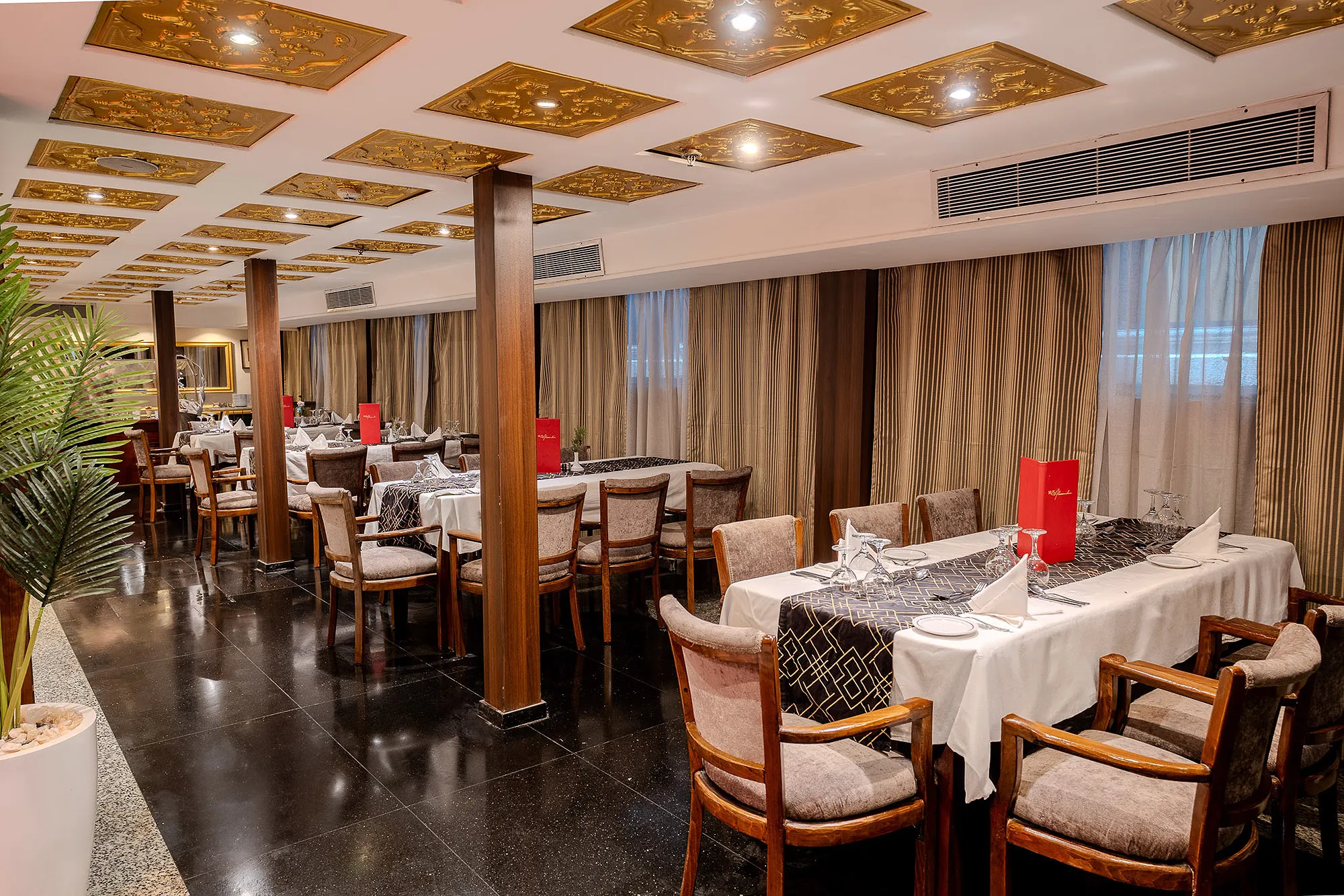 Restaurant aboard the Alessandra Nile Cruise Nile cruise